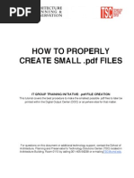 How To Properly Create Small .PDF Files: It Group Training Initiative: .PDF File Creation