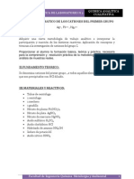 Analisis Sistematico de Los Cationes Del Primer Grupo