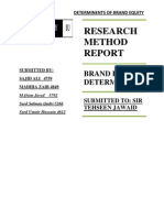 Research Method Report