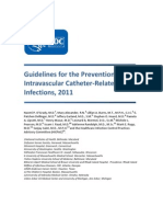 CDC Guidline Prevent Cath Infections