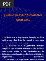 CÓDIGO DE ÉTICA  NOTARIAL E REGISTRAL - SEM ANIMAÇÃO