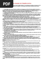 Um Exemplo de Trabalho de Exu