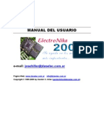 Manual de Uso ElectroNika 2009: El Software para El Técnico Reparador y para Los Electrónicos Desde 1995