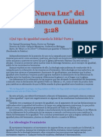 CG-La 'Nueva Luz' Del Feminismo en Gal 3.28-Parte.1 Por Claudio Popa
