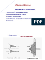 Compressores Centrífugos e Axiais