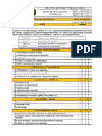 FORMATO EVALUCIÓN DE CAPACITACIÓN