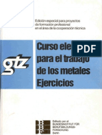 Curso Elemental. Trabajo de Metales - Ejercicios PDF