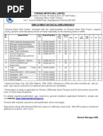 Chennai Metro Rail Ltd Multiple Job Openings