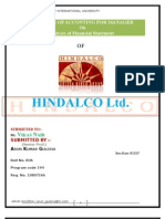 HINDALOC financial positon during last 5 year 