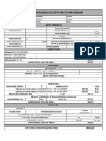 Formato para El Analisis Del Costo Directo Hora-Máquina