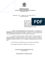 Ministério Da Defesa Exército Brasileiro Departamento de Educação E Cultura Do Exército (Insp G Ens Ex / 1937)