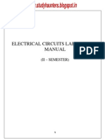 EE2155 Electrical Circuits Lab Manual