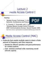 Media Access Control I