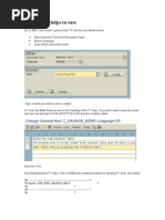 ABAP Creating F1 Helps in Ease