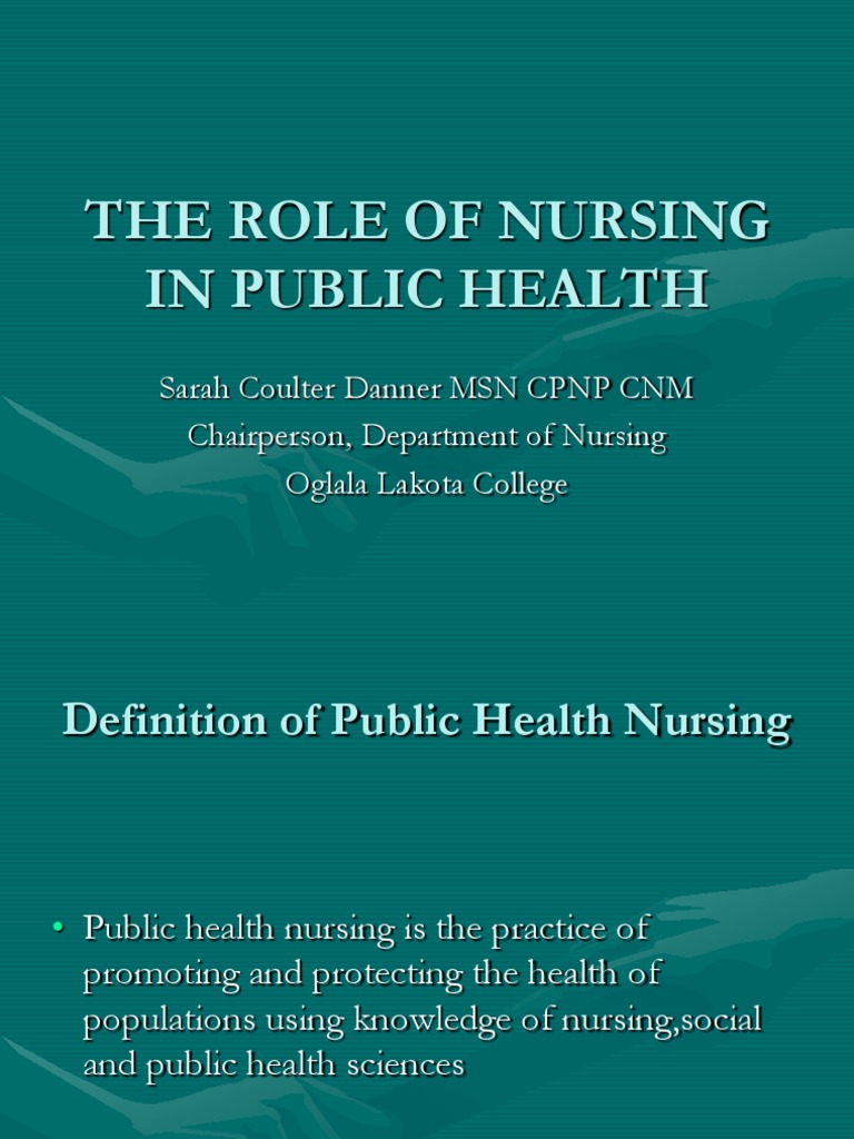 Roles of Public Health Nurses Explained | PDF | Nursing | Public Health