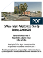 Del Paso Heights Neighborhood Clean Up