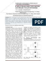 MODELING OF SPLIT PHASE INDUCTON MOTOR
WITH SINGLE PHASE CYCLOCONVERTER