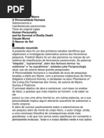 A Personalidade Humana
