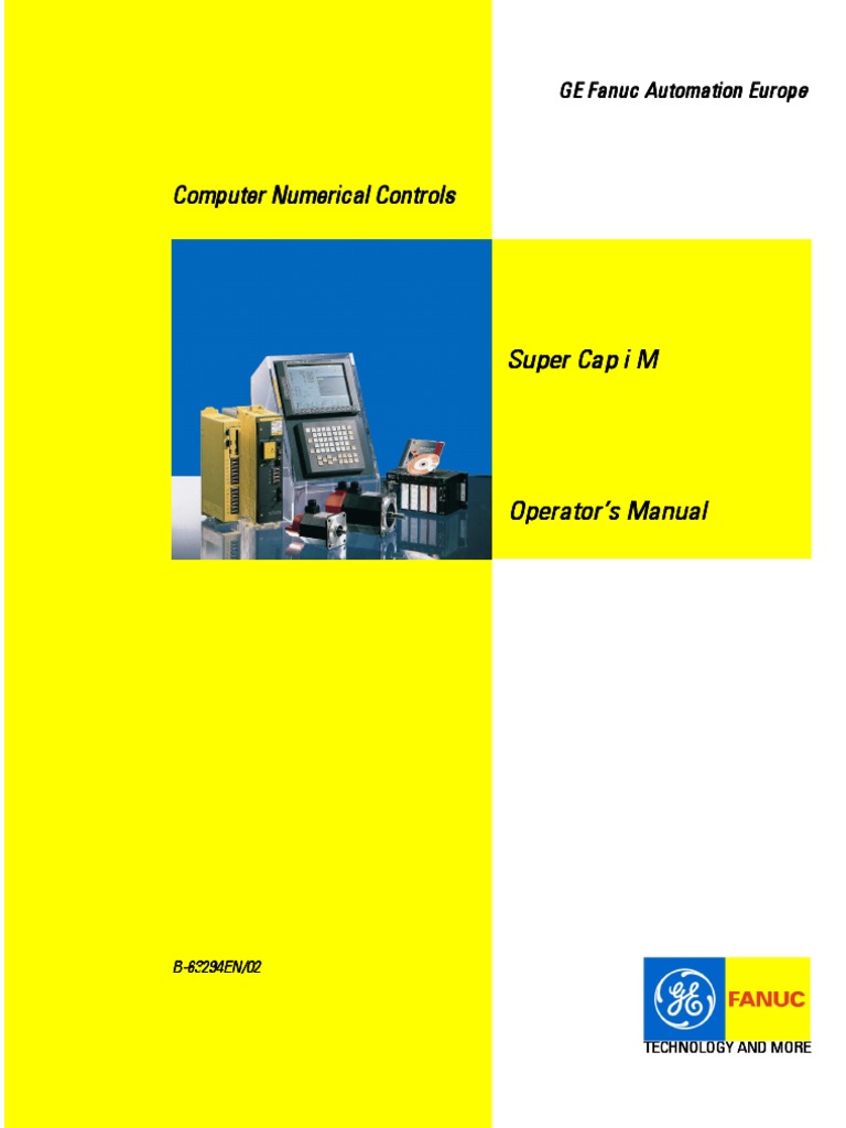 Fanuc Super Cap I M Operator | PDF | Machining | C