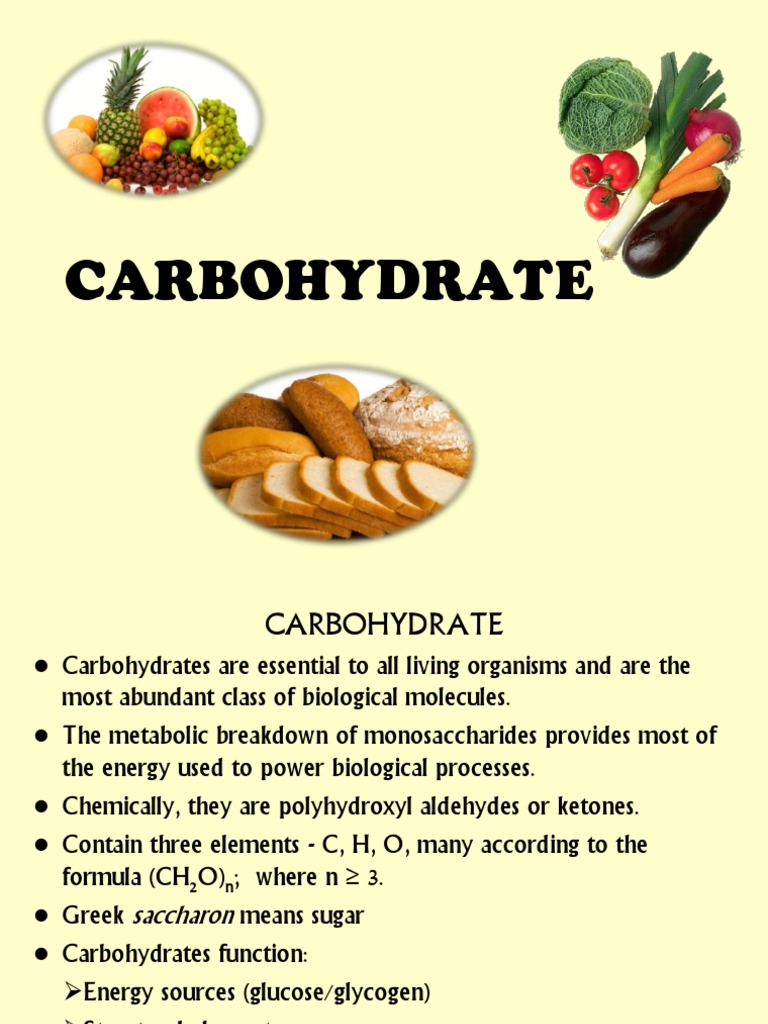Carbohydrates PDF Carbohydrates Glucose