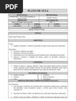 Plano de Aula - Adjetivos