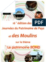 Journee Du Patrimoine de Pays Et Des Moulins 2013 Programme Tarn