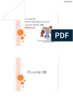 Claims & Disputes Resolution Under Fidic 99