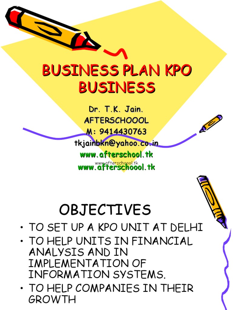 bpo business plan sample