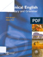 Atienganh-Technical English - Vocabulary Ang Grammar