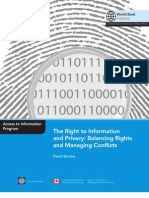 Right To Information and Privacy PDF