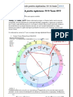 Analiza Astrologica A Saptamanii 10-16 Iunie 2013