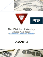 Dividend Weekly 23-2013