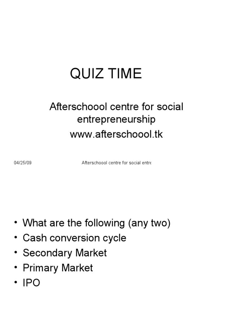 Quiz Time1 | PDF