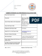 Proforma For SIP