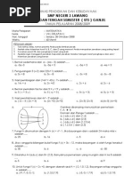 Download Soal SMP Kelas 8 - MATEMATIKA - Ujian Tengah Semester Ganjil  by tiassasongko SN146489012 doc pdf