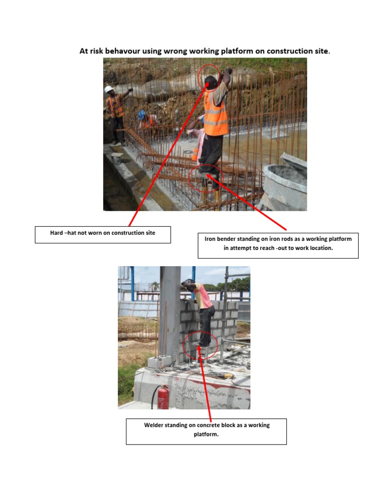 Unsafe Practices on Construction Sites | PDF