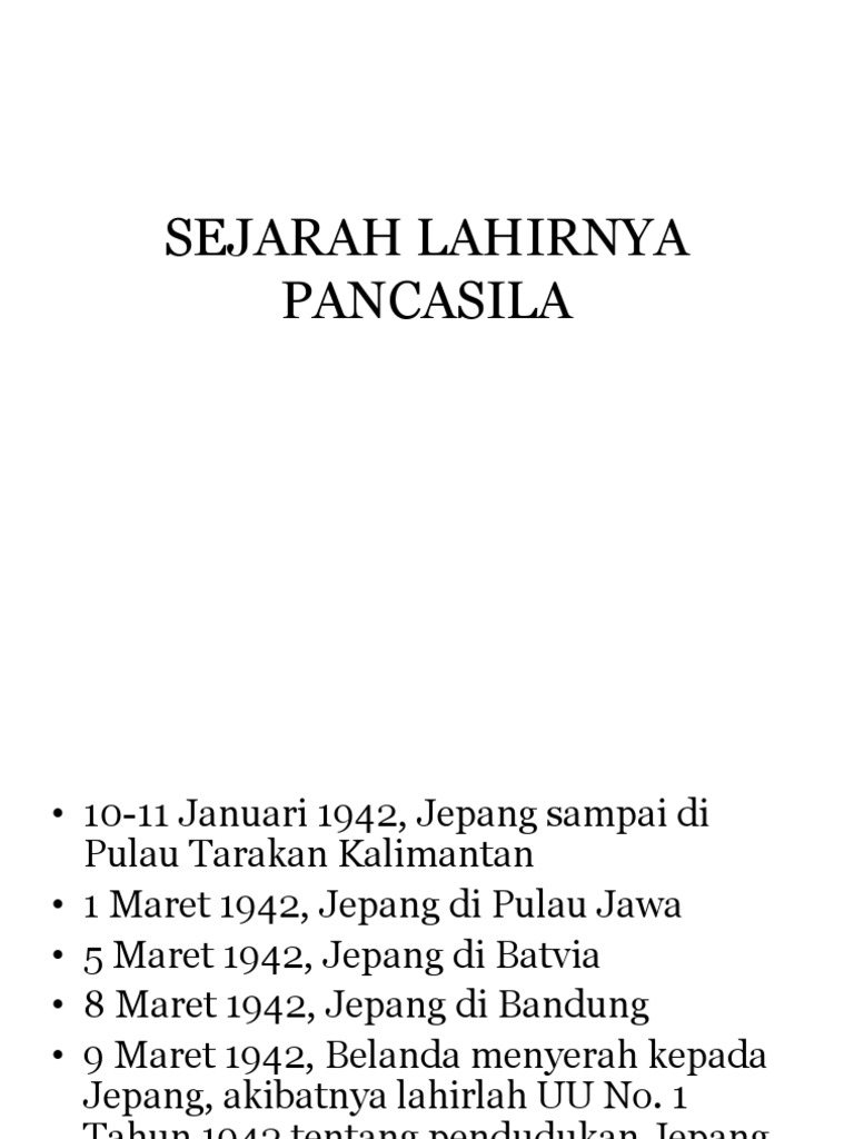 Sejarah Pancasila