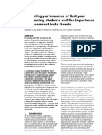 Predicting Performance of First Year Engineering Students