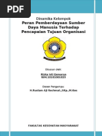 Download Peran Pemberdayaan SDM Terhadap Pencapaian Tujuan Organisasi by Rizka Isti Qomarya SN146515587 doc pdf
