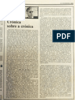 Crónica sobre Crónica - Virgílio Ferreira