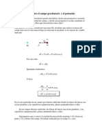 Custión - Relaciones entre el campo gravitatorio  y el potencial