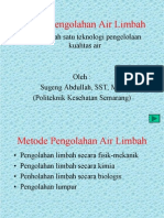 Teknologi Pengelolaan Air Limbah