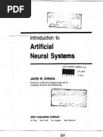 Introduction to Artificial Neural Networks-Zurada