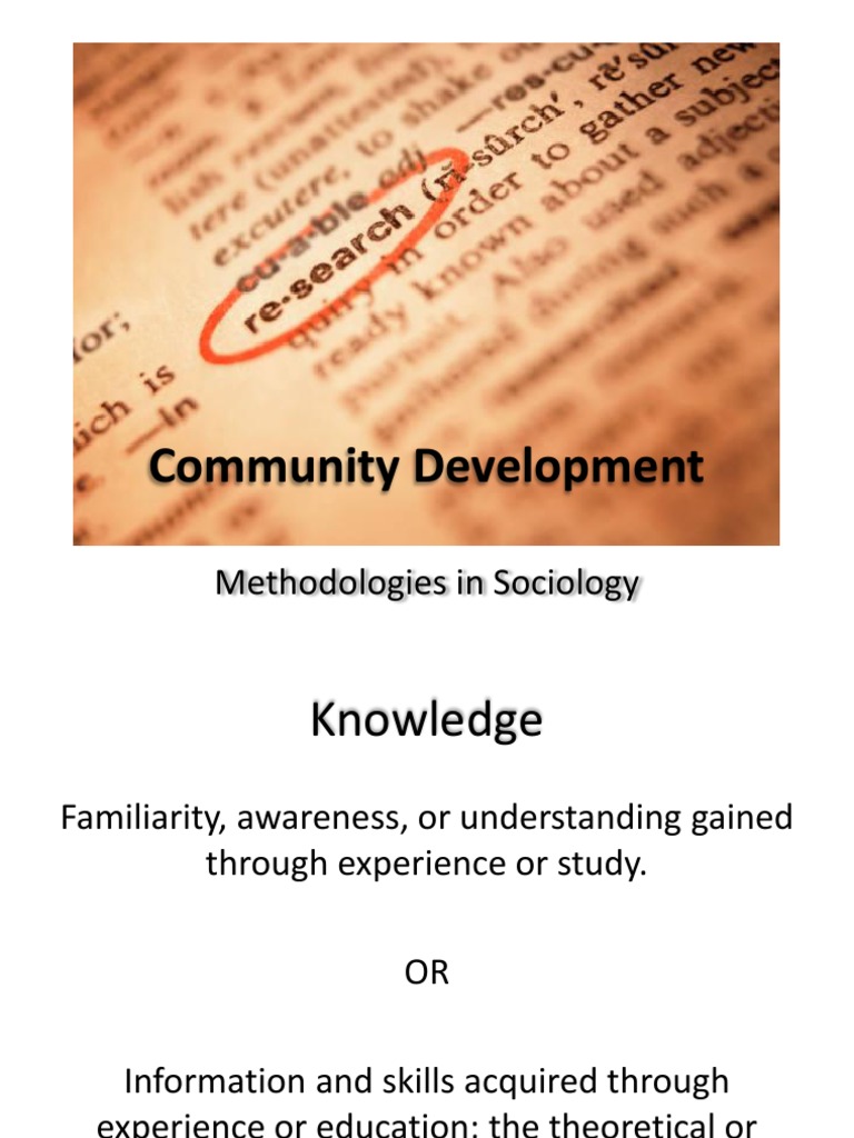 Community Development Course | PDF