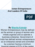 Top 10 Women Entrepreneurs and Leaders of India