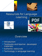 Resources For Language Learning