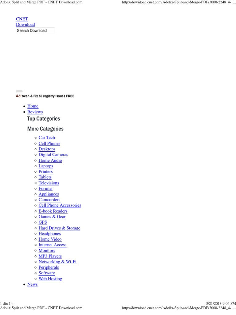 C ch s d ng adolix split and merge pdf ph n chia v h p nh t t p
