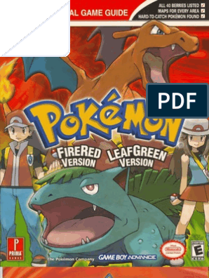 Pokemon FireRed-LeafGreen Official Guide PDF