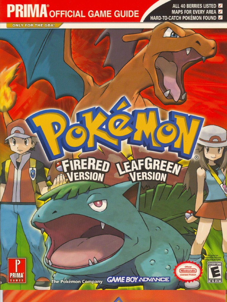 Pokemon Firered Leafgreen Official Guide