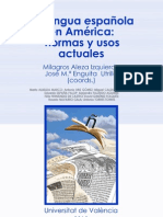 51890628 La Lengua Espanola en America Normas y Usos Actuales Universitat de Valencia 2010